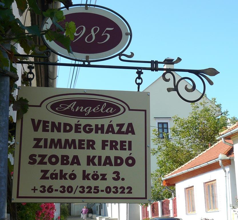 Hotel Angéla Vendegház Tokaj Esterno foto