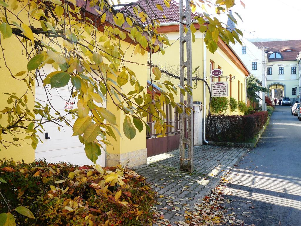 Hotel Angéla Vendegház Tokaj Esterno foto
