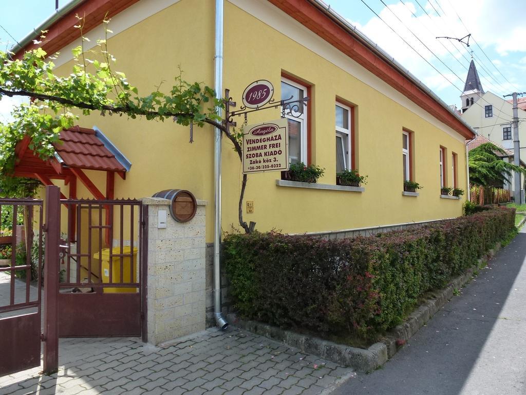 Hotel Angéla Vendegház Tokaj Esterno foto